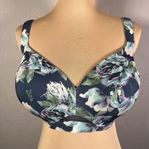 Cacique 34H Comfort Bliss leicht gefütterter Balconette BH Blumen mittlere Abdeckung - Bild 1 von 16