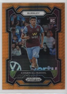 2023-24 Panini Prizm Premier League Orange Hyper Ameen Al-Dakhil #276 Rookie RC - Image 1 of 2