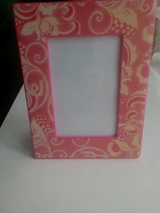 Cornice stampa floreale rosa retrò - Foto 1 di 8