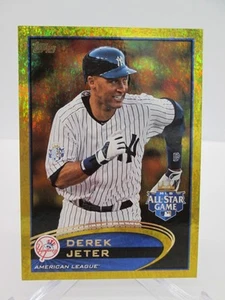 2012 Topps Update Series All-Star Gold Sparkle Derek Jeter US119 - Picture 1 of 2