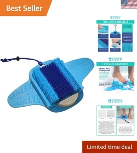 Müheloser Fußschrubber mit integriertem Bimsstein für ein Spa-ähnliches Erlebnis - Bild 1 von 8