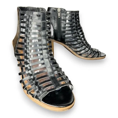 Женские черные гладиаторские сандалии на каблуке Mossimo Supply Co размер 11 - Изображение 1 из 4