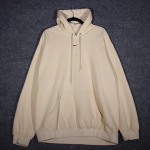 Vintage Nike Center Swoosh Hoodie Mens XL Peach Travis Scott Y2K Hella Rare - Picture 1 of 6