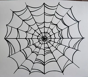 Aufkleber SPINNE Auto Motorrad Wall Sticker Decal Vynil Vinyl Spinnennetz Spider Web - Bild 1 von 1