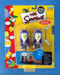 SHERRI E TERRI I COMPAGNI DI GIOCO DEI SIMPSON FIGURE 5 POLLICI SERIE 8 - Foto 1 di 2