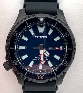 Citizen Promaster Automatic Mens Black and Blue Diver NY0158-09L - Picture 1 of 9