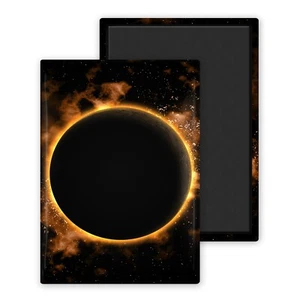 Eclipse-Magnet personalisiert 54x78mm Foto Kühlschrank - Bild 1 von 8
