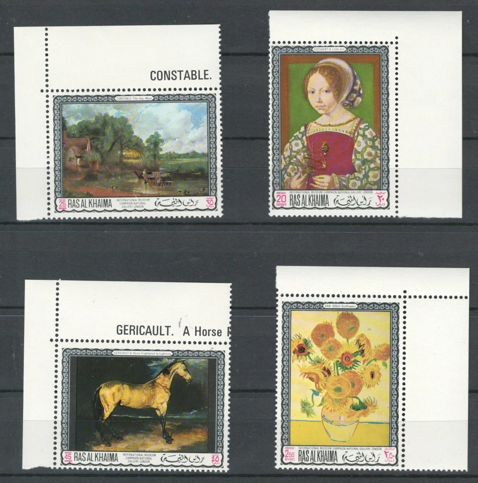 LOTE DE SELLOS CONJUNTO CONMEMORATIVOS ARTE PINTURAS DE EAU RAS AL KHAIMA (RASK 404) Foto 1 de 1