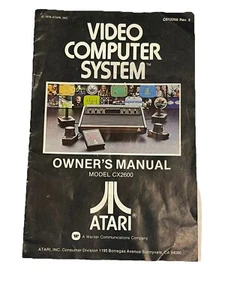 Atari Owner's Manual Vintage 1978 Model CX2600 Video Computer System Booklet - Picture 1 of 4