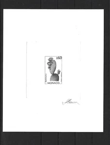 Monaco,1994,Slania,Cactus, signed artist die proof - Picture 1 of 1