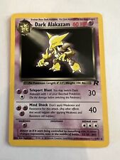 Pokemon Dark Alakazam 1/82 Holo Team Rocket Edition Rare