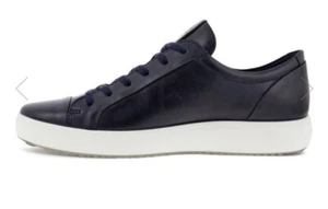 Scarpe sneakers uomo Ecco Soft 7 US 13 - 13,5 M / EU 47 pelle blu - Foto 1 di 10