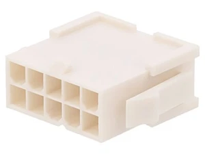 2X 39-01-2106 10CKT MINI FIT JR HOUSING 555910P210 MOLEX - Picture 1 of 1