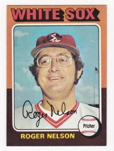 ROGER NELSON 1975 Topps Mini Baseball # 572 Chicago White Sox Near - Mint - Picture 1 of 2