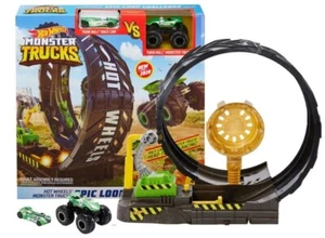 HOT WHEELS MONSTER TRUCK EPIC LOOP Challenge PLay SET + 2 cars HBH70 - Bild 1 von 10