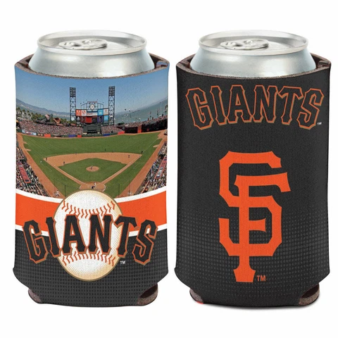 San Francisco Giants Stadium Can Cooler 12 oz. Koozie 2 sided Cover