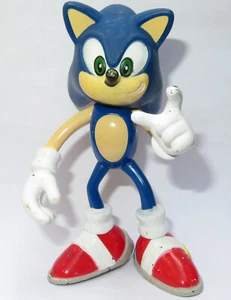 2005 5" MODERN SONIC THE HEDGEHOG! TOY ISLAND FIGURE SONIC X SEGA ADVENTURE - Picture 1 of 8