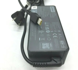 Lenovo 65W USB-C AC Charger Adapter laptop T470 T480 T570 T580  X270 X280 X1 OEM - Picture 1 of 12