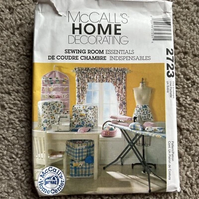 McCalls 2723 缝纫图案家居装饰缝纫室收纳必需品未切割 — 第 1/4 张图片