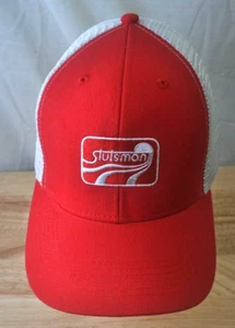 Sombrero ajustable Stutsman rojo/blanco a presión - Imagen 1 de 7