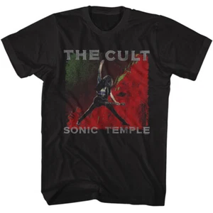 The Cult Sonic Temple Album Cover Gitarrist Herren T-Shirt Rock Musik Band Merch - Bild 1 von 5