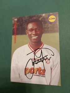 Fortuna Colonia, C. Akonnor, cartolina autografata, calcio - Foto 1 di 2