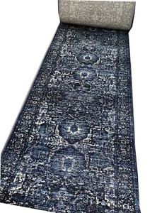 Tavarnelle 724 Transitional Vintage Hallway Runner 80cm wide Floor Carpet - Picture 1 of 3