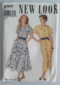 SIMPLICITY 6060 MISS SIZE 8-10-12-14-16-18 DRESS Slim or Flared skirt PATTERN UC - Picture 1 of 3