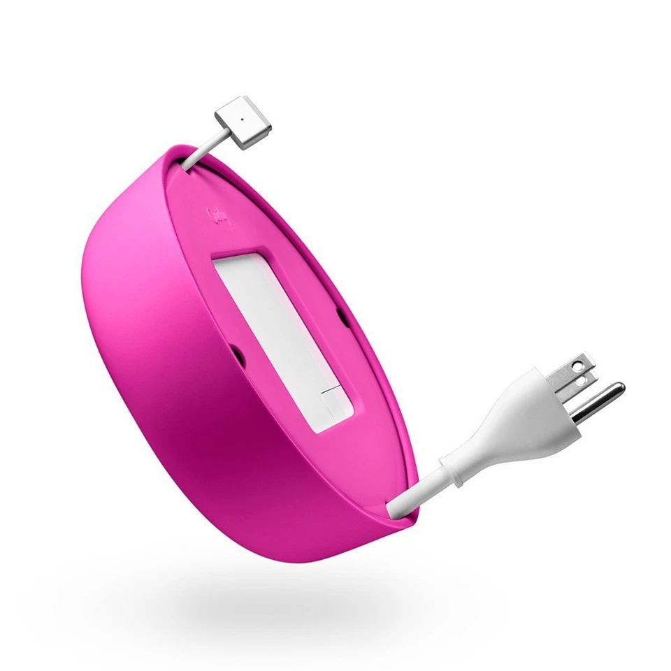 Quirky Powercurl V2 POP 45W Wire Organizer Pink - Image 1 of 3