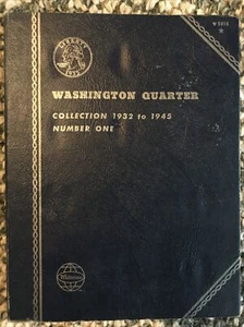 WASHINGTON QUARTER Sammlung 1932 bis 1945 Nummer Eins - Whitman Münzordner 9018 - Bild 1 von 12