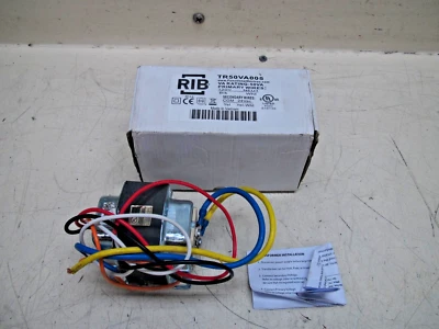Functional Devices RIB Series 50VA Pri. 120V Sec. 24VAC Transformer TR50VA005 - Image 1 of 4