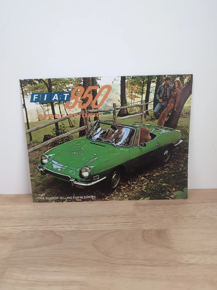 Folheto fiat 850 Sport verde aranha - Imagem 1 de 4