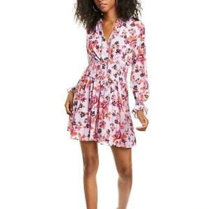 Diane Von Furstenberg NWT Henrietta Floral Long Sleeve Playsuit Romper Large NEW - Picture 1 of 5