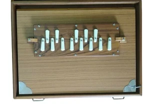 100% ORIGINAL MONOJ Kr SARDAR JUMBO 16-INCH LONG-SUSTAIN TEAK SHRUTI BOX 440 Hz