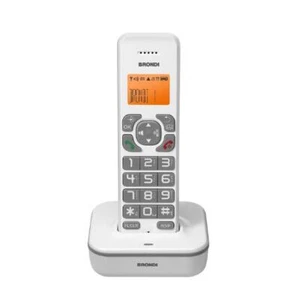 Brondi Bravo Star Blanc - Téléphone Sans Fil - Haut-Parleur - Grands Boutons - Photo 1/1