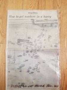 Chicago Sun-Times January 28 1978 How Too Get Nowhere In A Hurry Blizzard Paper - Picture 1 of 2