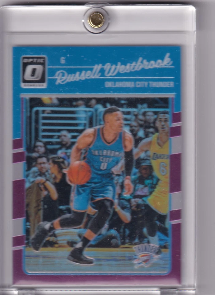 2016-17 Donruss Optic #145 Russell Westbrook Purple - Image 1 of 1