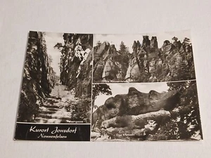 #R2-2 Ansichtskarte Postkarte Kurort Jonsdorf Nonnenfelsen 11.10.62 Kurort - Bild 1 von 2