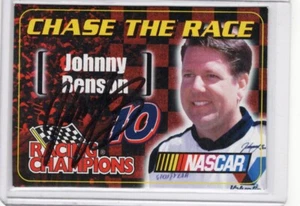 2001 Racing Champions Chase The Race Autogramm Johnny Denson KOSTENLOSER VERSAND - Bild 1 von 2
