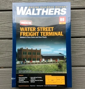 WALTHERS 1/87 HO CORNERSTONE WATER STREET FREIGHT TERMINAL MODEL # 933-3009 F/S - Picture 1 of 5