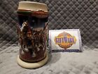 Budweiser Holiday Beer Stein 1998 Grant's Farm Holiday CS343 Clydesdale Anheuser for sale