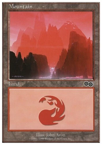 Mountain (Water) ~ Lightly Played Battle Royale MTG Magic UltimateMTG Land Card - Image 1 of 1