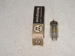 1 x Tubo Westinghiuse 12AU7A*Placas Negras D*1960*NOS*NUEVO EN CAJA*#4 - Imagen 1 de 4