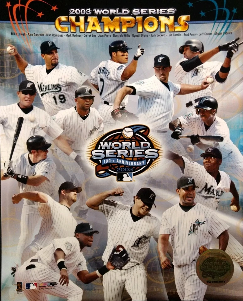 FLORIDA MARLINS 2003 World Series Champions Composite 8x10 Photo - Image 1 of 1