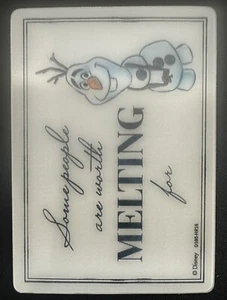 OLAF Frozen 2023 Disney 100 Years Joyful Card Fun Hand Drawn Lenticular #HR15 - Picture 1 of 2