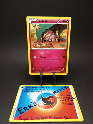 Snubbull 68/124 Fates Collide NM Regular Common Pokemon Card 