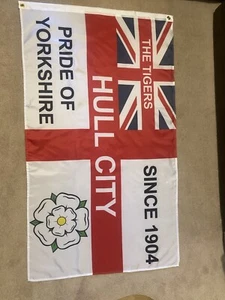 Rumpf Stadtflagge 5 Fuß x 3 Fuß brandneu versiegelte Verpackung 150 cm x 90 cm Rumpf Stadtflagge - Bild 1 von 7