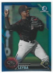 DOMINGO LEYBA 2016 BOWMAN CHROME DRAFT BLUE REFRACTOR #134/150 DIAMONDBACKS V2 - Picture 1 of 1
