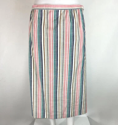 Falda midi vintage Country Sophisticates Pendleton a rayas tejida casa de campo Plus 34 Foto 1 de 4