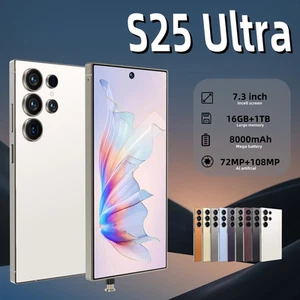 New S25 Ultra 5G Smartphone 7.3" Factory Unlocked Android Cellphones Dual SIM - Picture 1 of 33